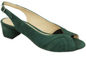 Dámská obuv Sandály semišové zelené 991 ElitaBut