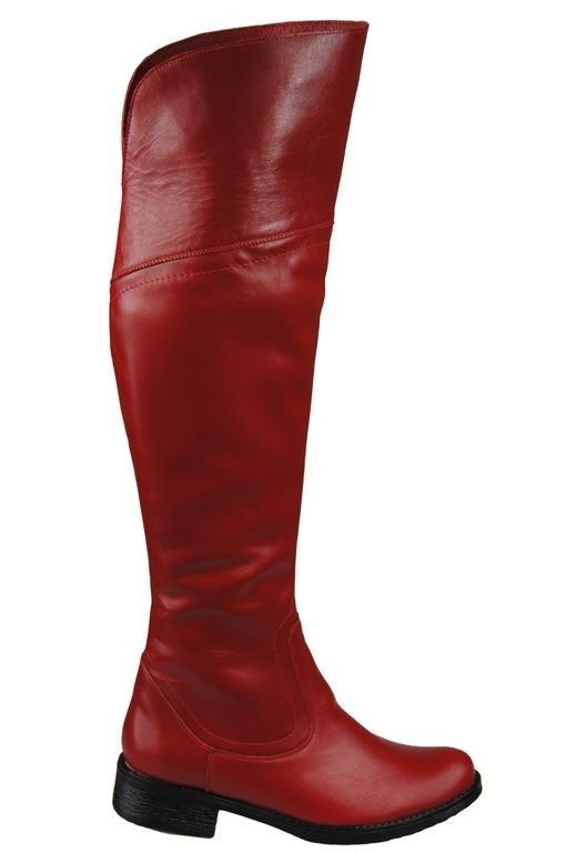 Dámské boty Red Musketeers High over the knee natural leather 638 ElitaBut