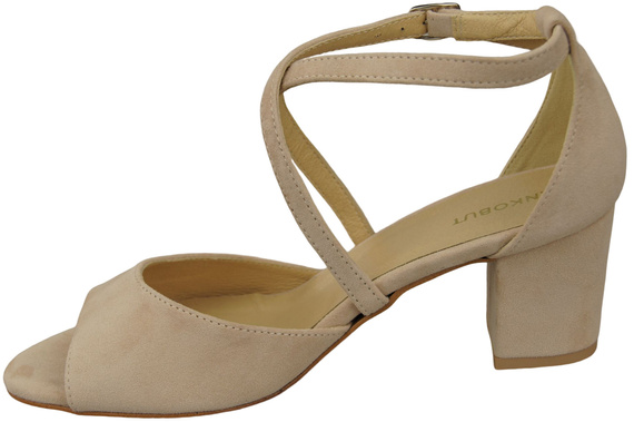 Dámská obuv Sandály Pink Powder natural leather Suede 111 ElitaBut