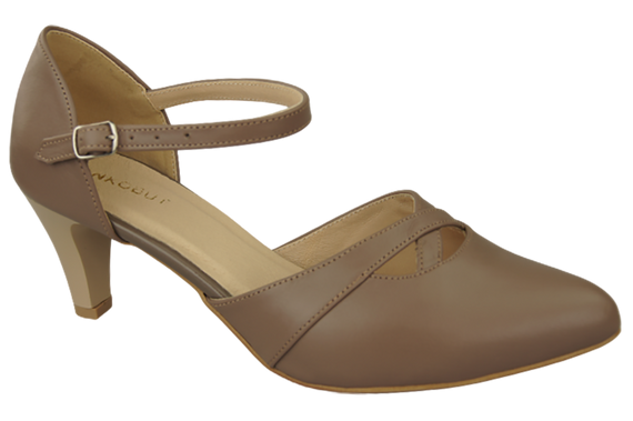 Dámská obuv Sandály Cappuccino Přírodní kůže 151 ElitaBut