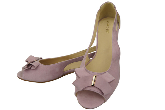 Dámské sandály Bright Lilac Natural Suede Leather 994 s kombinací stylu a pohodlí ElitaBut