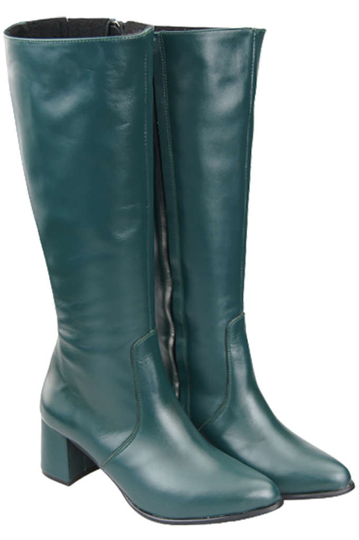 Dámské kozačky Classic z přírodní kůže Malachite 175 ElitaBut