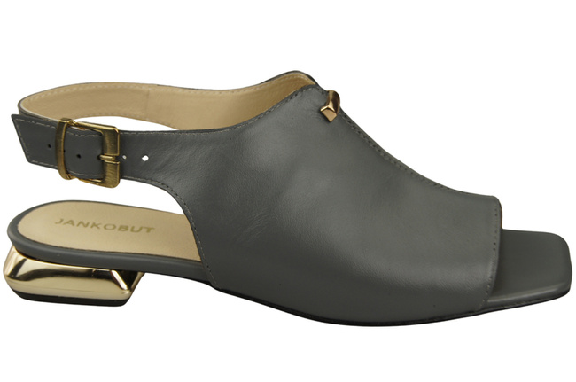 Pohodlná dámská obuv Ash Sandály s plochým zlatým podpatkem Přírodní kůže 207 ElitaBut