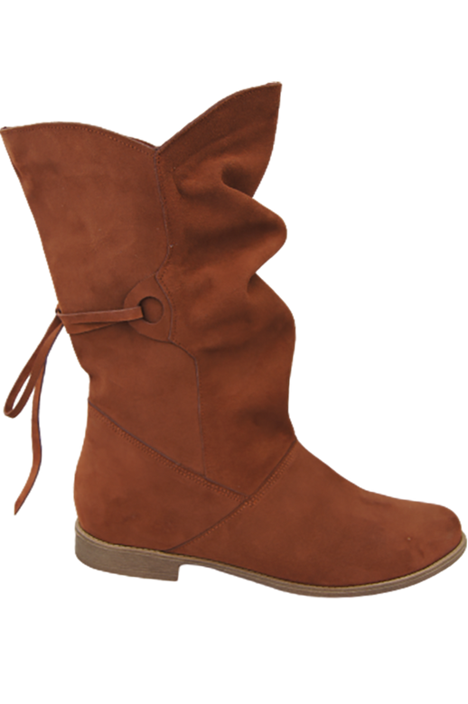 Dámské boty Chestnut Jaro / podzim přírodní kůže velur 999 L ElitaBut