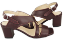 Dámská obuv Sandály Maroon Natural Leather 149 ElitaBut