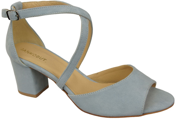 Dámská obuv Sandály Bright Blue semišová kůže 111 ElitaBut