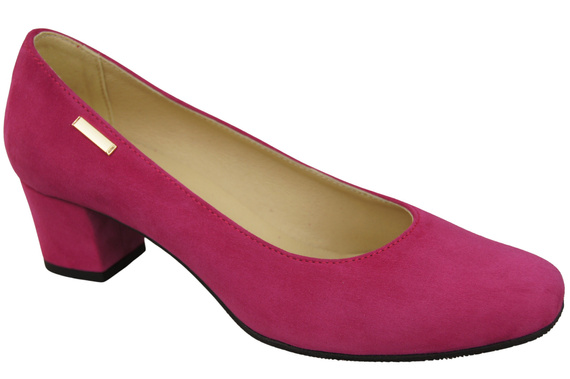 Pohodlná dámská obuv Fialová semišová přírodní kůže 172 od ElitaBut