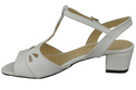 Dámská obuv Sandály White Natural Leather 169 ElitaBut