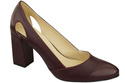 Dámská obuv Maroon Natural Leather pumps 184 ElitaBut