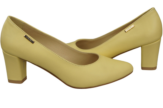 Klasické hladké boty Dámské lodičky Banana Natural Leather 213 ElitaBut