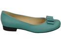 Dámské baletní boty Natural Leather Turquoise 702 ElitaBut