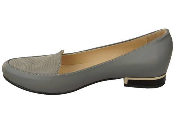 Dámské baleríny Lords přírodní kůže Ash 908 ElitaBut