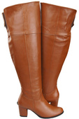 Dámská obuv Musketeers Brown High over the knee natural leather 190 ElitaBut