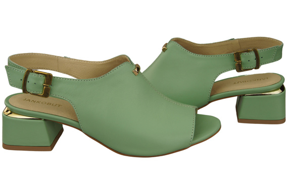 Dámská obuv Sandály Mint gold buckle Přírodní kůže 198 ElitaBut