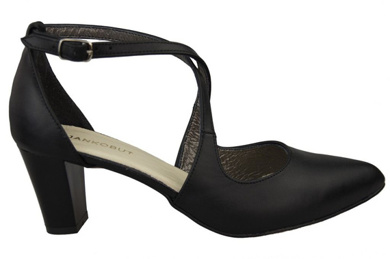 Dámské sandály na nízkém podpatku Black 102 ElitaBut