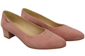Pohodlné dámské boty Candy Pink in Natural Suede Leather 220 od ElitaBut