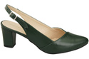 Dámská obuv Emerald Green Stiletto Sandály Natural Leather 217 ElitaBut