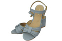Dámská obuv Sandály Light Blue Natural Leather 168 ElitaBut