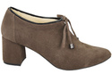 Dámská obuv Brown Velour přírodní kůže 183 ElitaBut