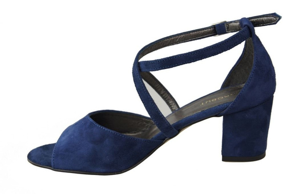 Dámská obuv Sandály Námořnická modrá semišová kůže 111 ElitaBut