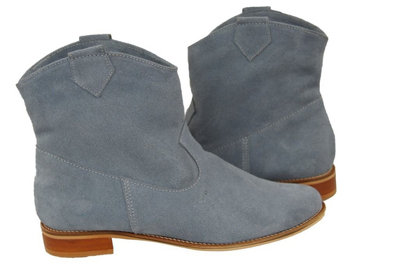 Dámské kozačky Ash kůže Jaro / Podzim přírodní velur 132 L ElitaBut