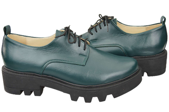 Dámská obuv Šněrovací obuv Malachite kůže Natural 180 ElitaBut