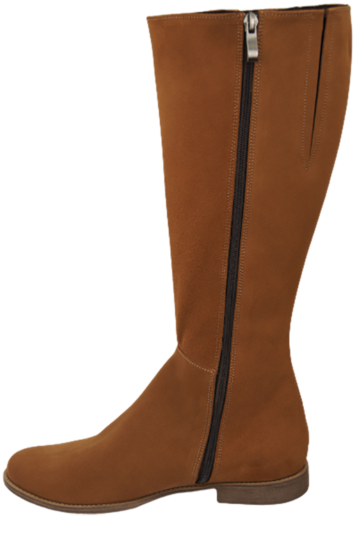 Dámské boty Caramel Velour kůže 153 ElitaBut