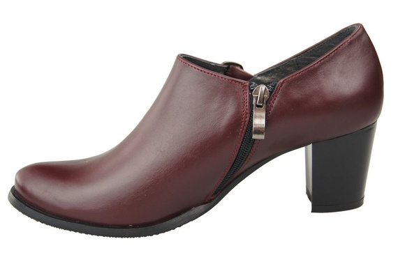 Obuv Dámské boty z přírodní kůže Bordeaux 109 ElitaBut