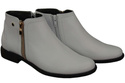 Dámská obuv Dámské boty White Warmed Natural Leather 872 Z Elitabut