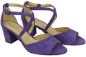 Dámská obuv Sandály Fialová přírodní kůže Semiš 111 ElitaBut
