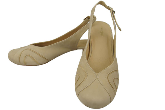 Dámská obuv Přírodní kůže Semišové sandály Béžová 842 Z ElitaBut