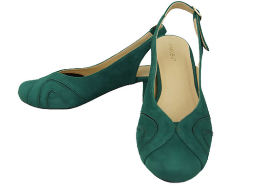 Dámská obuv Přírodní kůže Semišové sandály Malachite 842 Z ElitaBut