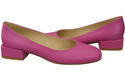 Pohodlná dámská obuv Fuchsia Flats Natural Leather 204 ElitaBut