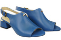 Dámská obuv Sandály Blue gold buckle Natural leather 198 ElitaBut