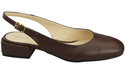 Dámská obuv Sandály Chocolate Flat Heel Natural Leather 206 ElitaBut