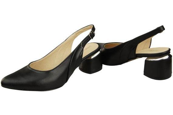 Dámská obuv Sandály Černá přírodní kůže 196 ElitaBut