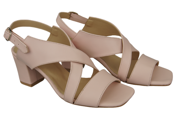 Dámská obuv Sandály Powder Pink Natural Leather 149 ElitaBut