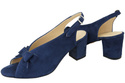 Dámská obuv Sandály Námořnická modrá semišová kůže 148 ElitaBut