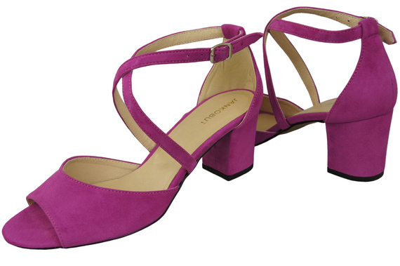 Dámská obuv Sandály Cyclamen přírodní kůže Semiš 111 ElitaBut