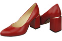 Dámská obuv Červená přírodní kůže 179 ElitaBut