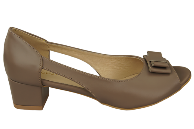 Dámská obuv Sandály Cappuccino Přírodní kůže 145 ElitaBut