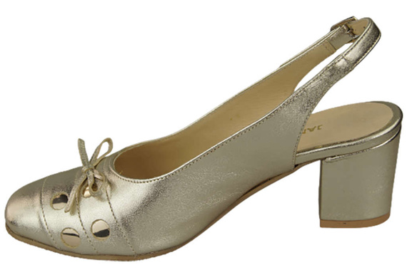 Dámská obuv Zlaté sandály Přírodní kůže 167 ElitaBut