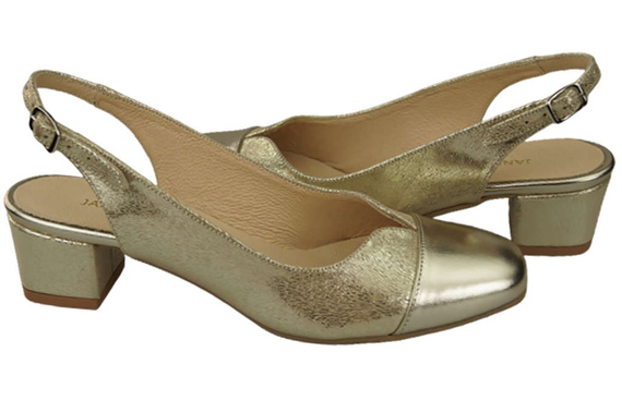 Dámská obuv Sandály z přírodní kůže 165 Gold ElitaBut