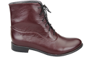 Dámské boty Maroon Jaro/podzim přírodní kůže 155 L ElitaBut