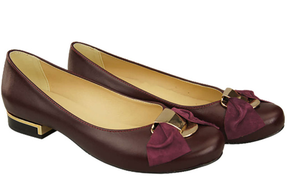 Dámské baleríny Natural Leather 894 ElitaBut