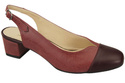 Dámská obuv Sandály z přírodní kůže 165 Maroon ElitaBut