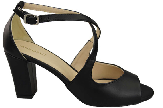 Dámská obuv Sandály Černá přírodní kůže 186 ElitaBut