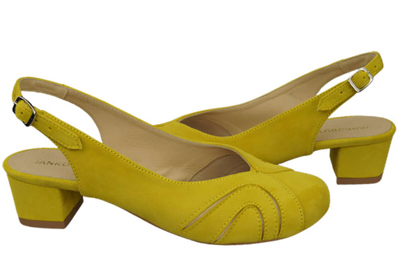 Dámská obuv Přírodní kůže Semišové sandály Lemon 842 Z ElitaBut