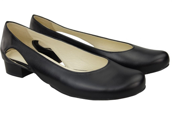 Dámské baletní boty Black Natural Leather 103 ElitaBut