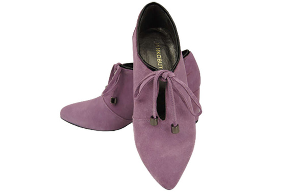 Dámská obuv Lila boty Natural leather velour 183 ElitaBut